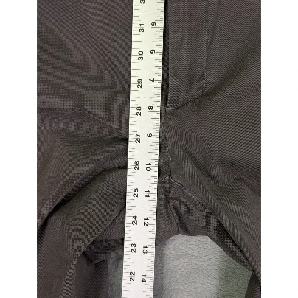Banana Republic Chino Pants Mens 33x30 Gray‎ Emerson Straight Leg Flat Front
